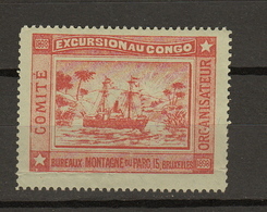 Congo Ocb Nr : EXCURSION AU CONGO Niet In Catalogus ! Sans Gomme (zie Scan) RRR 1898 Zie Artikel - Otros & Sin Clasificación