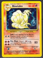 Ninetales 1999 Base Set, Hologram, Excellent, 12/102 - Altri & Non Classificati