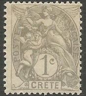 Crete - 1902-3 Blanc 1c MLH *   Sc 1 - Ongebruikt