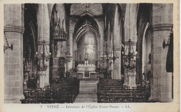 Vitré - Intérieur De L'église Notre Dame - Vitre