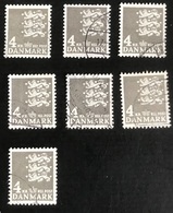 Danmark - D1/8 - 1969 - (°)used - Rijkswapen - Collezioni