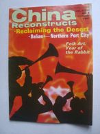 CHINA RECONSTRUCTS VOL. XXXVI Nº 2. RECLAIMING THE DESERT. DAILIAN-NORTHERN PORT CITY (FEBRUARY 1987). - Reisen