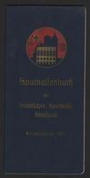 Sparbuch F. Zander , 1940-44 , Stralsund I. Mecklenburg , Sparkasse !!! - Stralsund