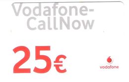 GERMANY  - D2 Vodafone - Call Now 25 € - 03/12 - GSM, Cartes Prepayées & Recharges