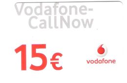 GERMANY  - D2 Vodafone - Call Now 15 € - 11/09 - GSM, Cartes Prepayées & Recharges