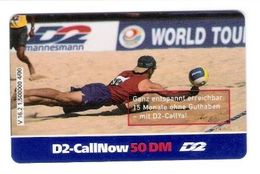 Germany - D2 Vodafone - Call Now Card - Volleyball - V16.2 - Date 10/02 - GSM, Cartes Prepayées & Recharges