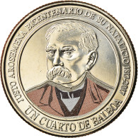 Monnaie, Panama, Justo Arosemena, 1/4 Balboa, 2018, Colorised, SPL - Panama