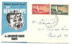 NZ187/ NEUSEELAND - Für Die Kindergesundheit 1951 (Segelyacht) - Cartas & Documentos