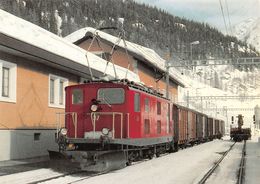 Oberwald HGe 4/4 Nr 37 Furka - Oberalp - Bahn FO - F.O Ligne De Chemin De Fer Train - Oberwald