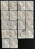 Danmark - D1/12 - 1948-50 - (°)used - Koning Frederik IX - Sammlungen