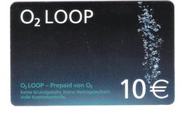 GERMANY  - O2 Loop Up - 10 € - Water - Handy Cash Card - GSM, Cartes Prepayées & Recharges