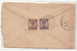 British India Used Cover KGVI Series, 1950 To Burma, Disp PUDUKOTTAH (Princely State) - Covers & Documents