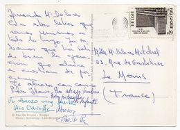 Belgique -1976---timbre "Journée Du Timbre " Seul Sur Carte Postale "fleurs" - Brieven En Documenten