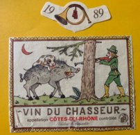 15022 - Vin Du Chasseur 1989 Côtes-du-Rhône - Hunting