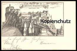 ALTE POSTKARTE SCHLOSS REGGERSPURG NACH VISCHER 1681 RIEGERSBURG STEIERMARK Burg Chateau Castle Postcard Ansichtskarte - Riegersburg