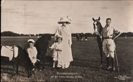 !  Alte Ansichtskarte,  Kronprinzenpaar Von Preußen, Sprot, Polo, Pferde, NPG, Adel, Royalty - Paardensport