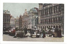 25448 - Bruxelles Marché Aux Fleurs Gd Place 1908 Couleur - Märkte