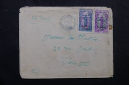 OUBANGUI-CHARI - Enveloppe De Bambari Pour Paris En 1933 Via Bangui , Affranchissement Plaisant - L 63063 - Covers & Documents