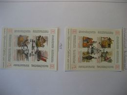 Dänemark 1987- 2 Block HAFNIA Internationale Briefmarkenausstellung Mit Sonderstempel - Blocs-feuillets