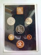 Full Set Of UK UC First Date 1971 New Penny And Pence In Plastc Holder - Mint Sets & Proof Sets