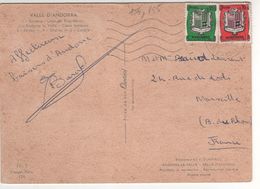 Timbres , Stamps  Yvert N° 154 , 155 Sur Cp , Carte , Postcard Du 31/08/63 - Covers & Documents