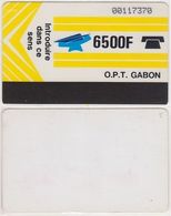 81/ Gabon; Autelca, P7. Logo - Yellow / White, Line At Bottom - Gabun