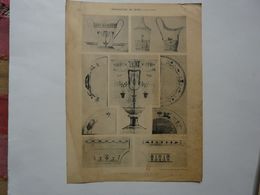 Documents Anciens De La Manufacture Nationale De SEVRES - G. Lechevallier-Chevignard - Planche 3 - Epoque Empire - Sèvres (FRA)