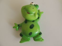 MAGNET       GRENOUILLE    TETE SUR PETIT RESSORT - Dieren & Fauna