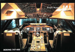 Intérieur COCKPIT - Boeing 737-400 - JAL Japon Airlines - Avionique (Avionics Avionica) - GPS/Avionique