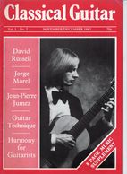 Revue De Guitare - Classical Guitar - N° 2 - 1982 - David Russel - Entretenimiento