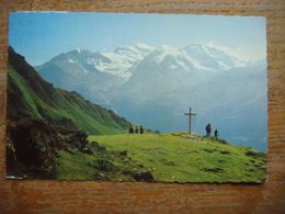 Suisse - Swiss - Le Massif Des Combins Vu De LA CHAUX Près Verbier --- 1962 - La Chaux