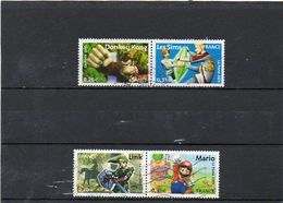 FRANCE   4 Timbres De Feuillet    2005    Y&T : 3842,46, 47 Et 51   Oblitérés - Afgestempeld