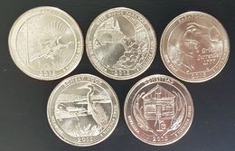 Série 5 Quarter Dollar USA Intégralité 2015 UNC - 2010-...: National Parks