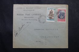 SOUDAN - Enveloppe Commerciale De Bamako Pour Usine Renault à Billancourt En 1933 , Affranchissement Plaisant -  L 63595 - Storia Postale