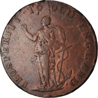 Monnaie, Grande-Bretagne, Norfolk, Halfpenny Token, Norwich, TB+, Cuivre - Other & Unclassified