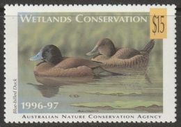 Australia 1996 Wetlands Conservation MNH - Fiscaux