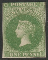 South Australia Sc 10 Unused Trimmed & Cleaned, With Tear At UR - Mint Stamps