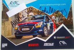 Catie Munnings ( European Rally Championship 2018) - Handtekening
