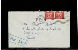 CTN63 - CANADA LETTRE AVION EDMONTON TERMINAL A 4/9/1952 - Storia Postale