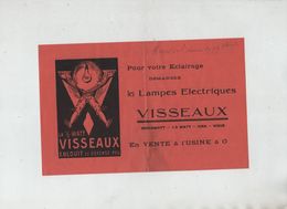 Visseaux Lampes électriques Gaz électricité Belley Peysson Pollieu 1926 Charvet Saint Etienne - Publicités