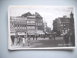 Nederland Holland Pays Bas Zwolle Met Veel Volk Op Grote Markt - Zwolle