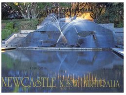 (A 3) Australia - NSW - City Of Newcastle (fountain) With Stamp - Newcastle