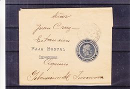 Argentine- Bande Pour Journaux De 1906 - Entier Postal - Oblit Buenos Aires - - Covers & Documents