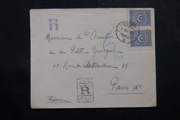 TURQUIE - Enveloppe En Recommandé De Istanbul Pour La France En 1925   Affranchissement Plaisant - L 63768 - Covers & Documents