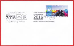 NORWAY - Bø I Telemark 2016 «24. Int. Collectors Fair - Lillehammer 2016 Youth Olympic Games» - Inverno 2016: Lillehammer (Giochi Olimpici Giovanili)