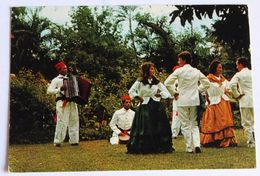 Carte Postale île De La Réunion Quadrille Créole Danse Folklore - Reunion