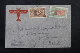 OUBANGUI CHARI - Enveloppe De Bangui Pour La France En 1937 Par Avion, Affranchissement Plaisant - L 63885 - Lettres & Documents