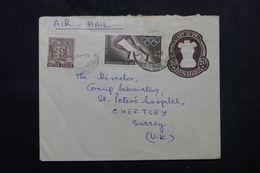 INDE - Entier Postal + Compléments ( Dont JO ) Pour Le Royaume Uni En 1968 - L 63897 - Omslagen