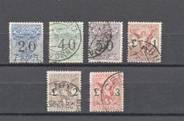 REGNO 1924 SEGNATASSE PER VAGLIA  SERIE COMPLETA ANNULLATA OTTIMO STATO - Taxe Pour Mandats