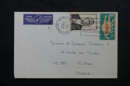 NOUVELLE CALÉDONIE - Enveloppe De Nouméa Pour La France En 1973 , Affranchissement Dont Général De Gaulle - L 63919 - Lettres & Documents